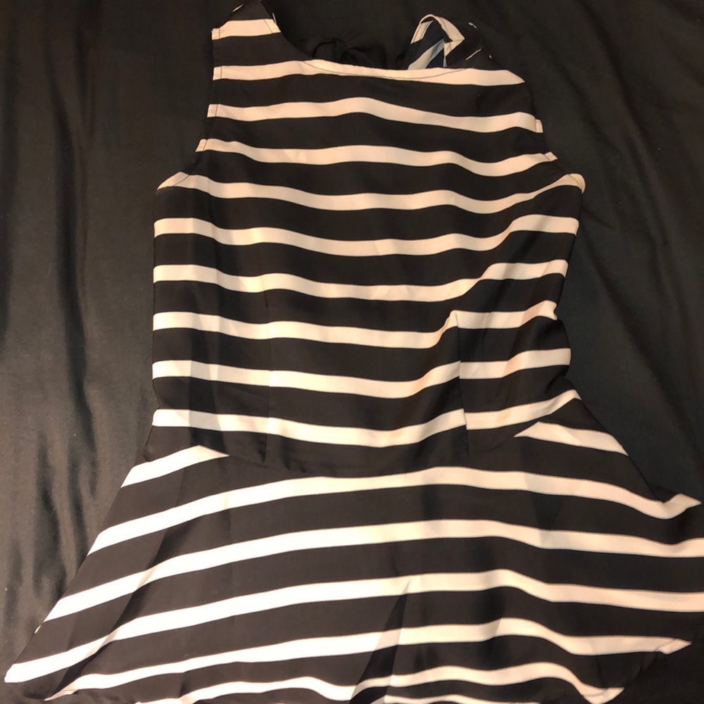 Black & Cream Striped shirt